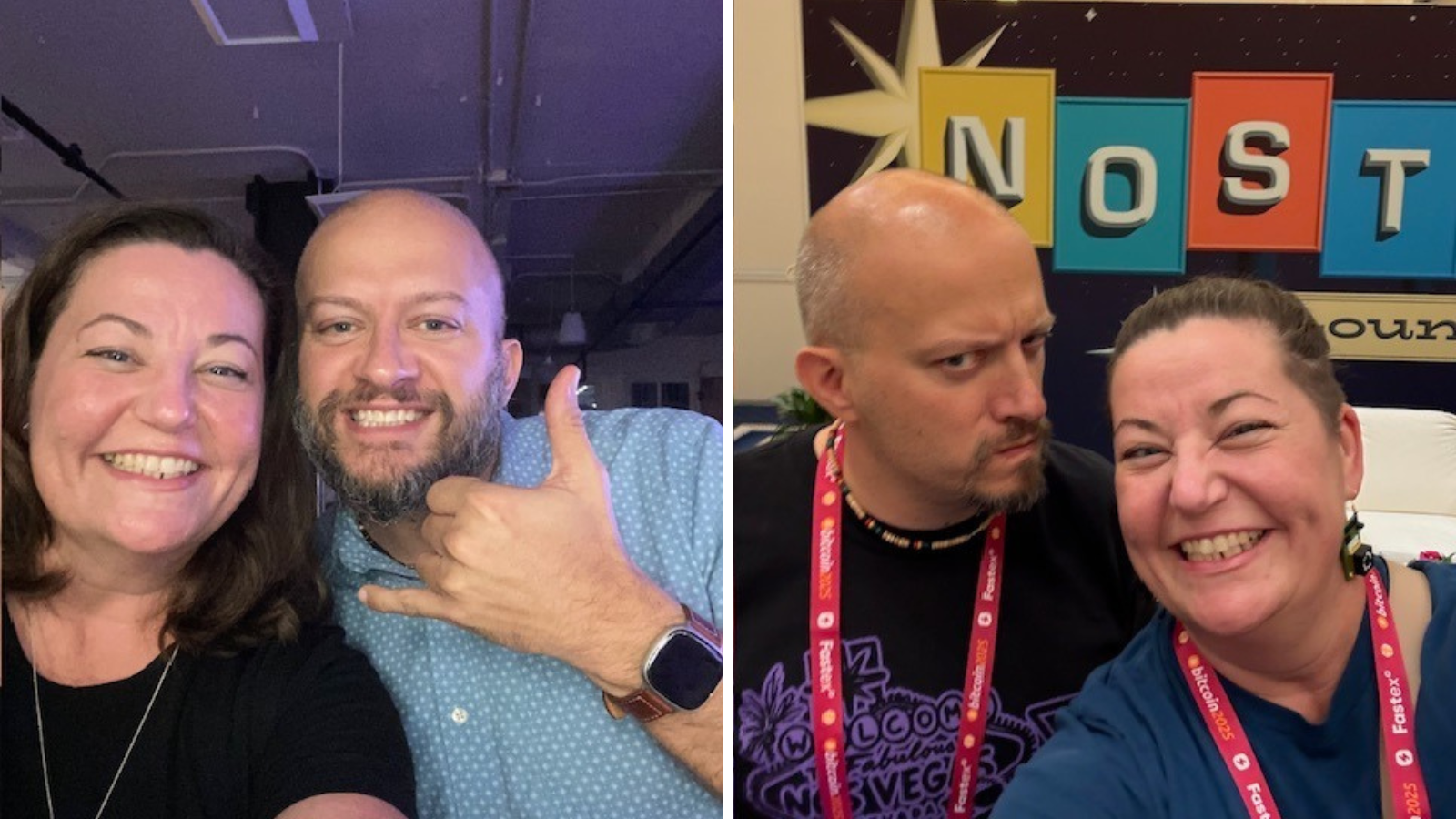 Heather and Derek from Vegas conference