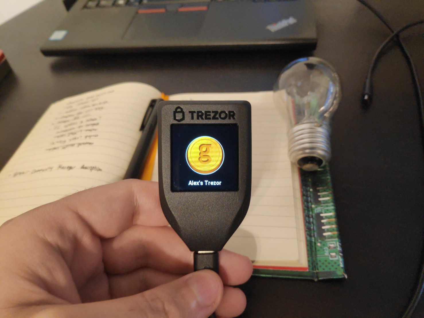 Trezor hardware wallet