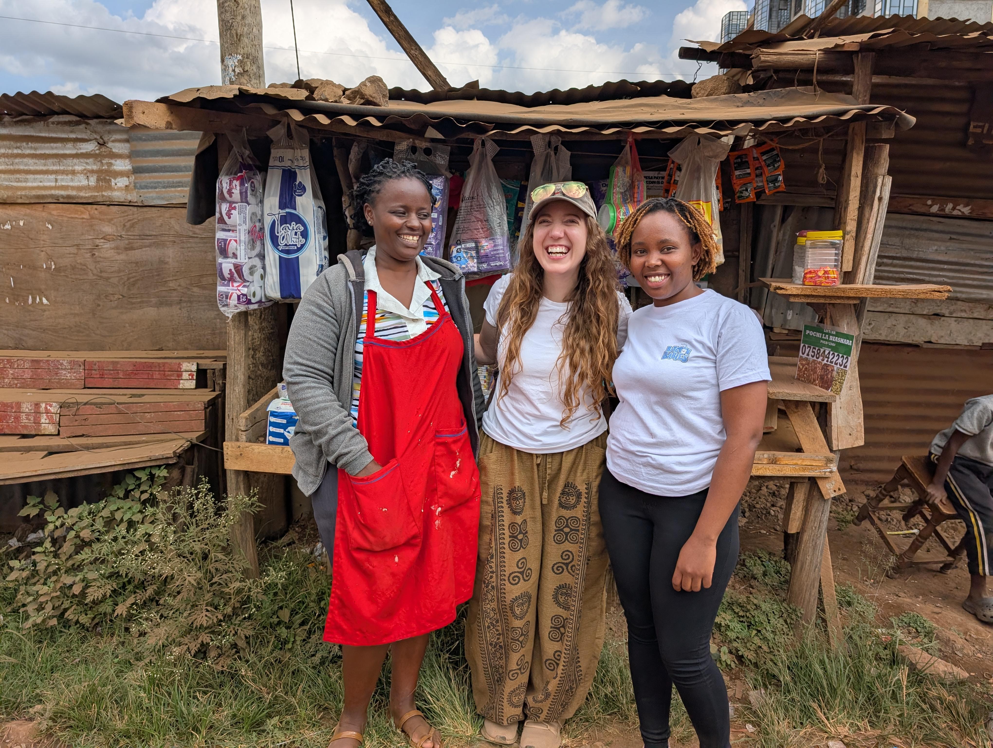 MK Fain with Bitcoin Babies merchants in Kenya, June 2026