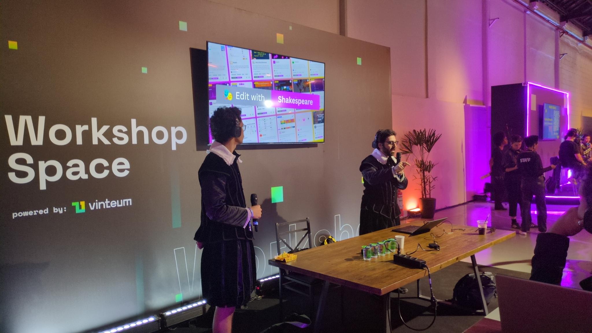 Shakespeare workshop at SatsConf Brazil, November 2025
